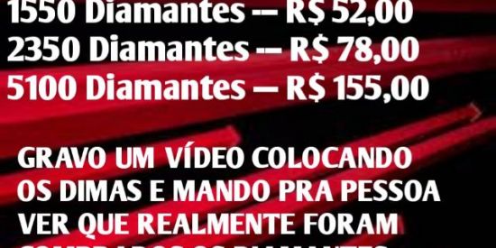 Imagem do grupo de WhatsApp Vendas Dimas Free Fire