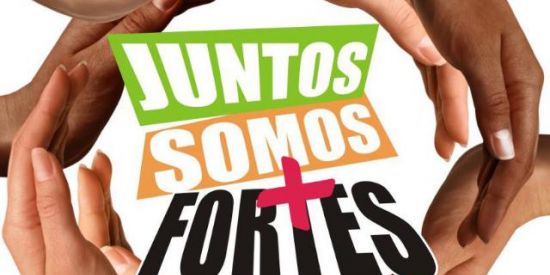 Imagem do grupo de WhatsApp Juntos Somos + Fortes 🌍