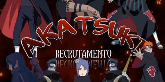 Imagem do grupo de WhatsApp ☁️recrutamento Akatsuki