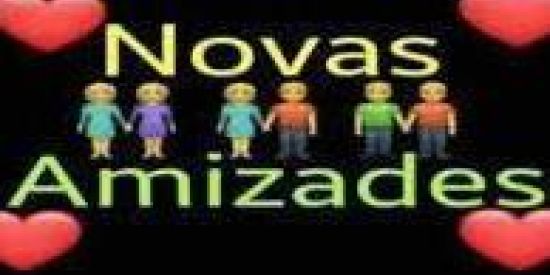 Imagem do grupo de WhatsApp Novas amizades