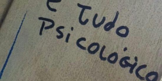 Imagem do grupo de WhatsApp É tudo psicológico...