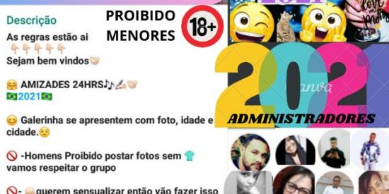 Imagem do grupo de WhatsApp AMIZADES 24HRS😎