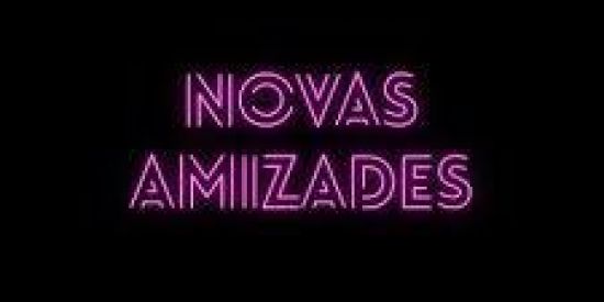 Imagem do grupo de WhatsApp NOVAS AMIZADES