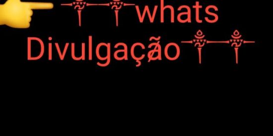 Imagem do grupo de WhatsApp ༒༒whats divulgação༒༒