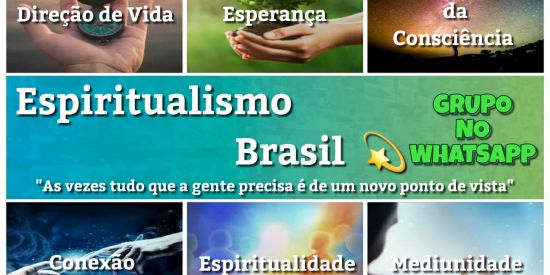 Imagem do grupo de WhatsApp Espiritualismo Brasil