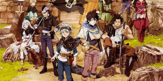 Imagem do grupo de WhatsApp Black Clover