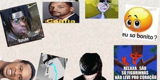 Imagem do grupo de WhatsApp Figurinhas