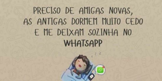 Imagem do grupo de WhatsApp Preciso de amigos