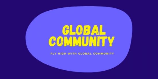 Imagem do grupo de WhatsApp Global Community