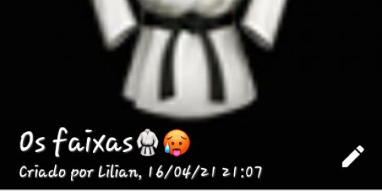 Imagem do grupo de WhatsApp os faixas🙈