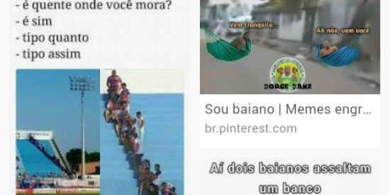 Imagem do grupo de WhatsApp Aqui e baiano