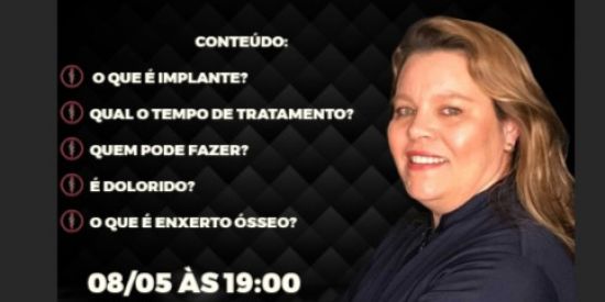 Imagem do grupo de WhatsApp PALESTRA IMPLANTE (ONLINE) 08/05