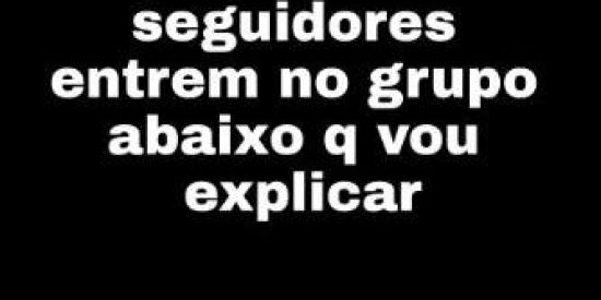 Imagem do grupo de WhatsApp Divulgação❤