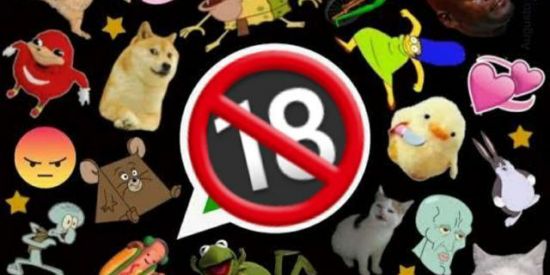 Imagem do grupo de WhatsApp Figurinhas +18