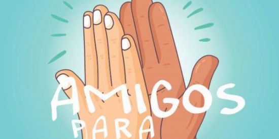 Imagem do grupo de WhatsApp Vamos ser amigos