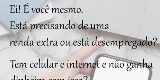 Imagem do grupo de WhatsApp Ganhe trabalhando em casa