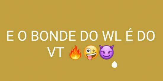 Imagem do grupo de WhatsApp E o bonde