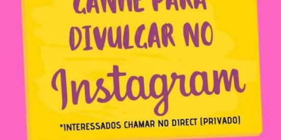 Imagem do grupo de WhatsApp Dinheiro com o Instagram