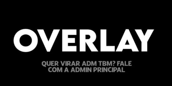 Imagem do grupo de WhatsApp Overlays