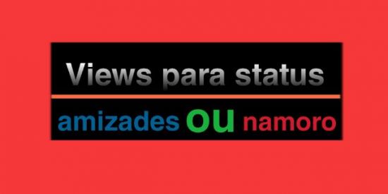 Imagem do grupo de WhatsApp Visualizações de status/amizade ou namoro