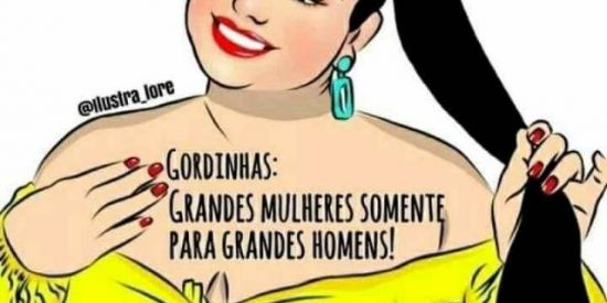 Imagem do grupo de WhatsApp Amizade com gordinha