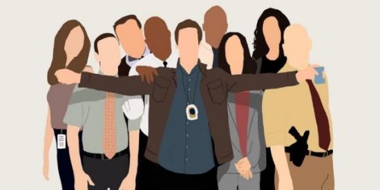 Imagem do grupo de WhatsApp Brooklyn nine-nine