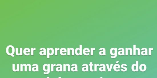 Imagem do grupo de WhatsApp Vem ganhar dinheiro