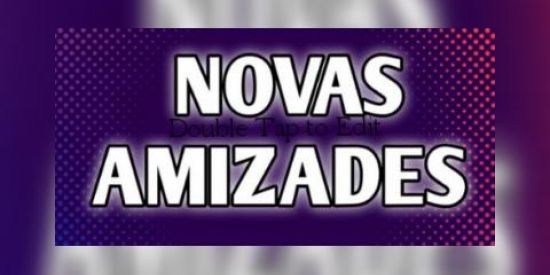 Imagem do grupo de WhatsApp Fazer novas amizades