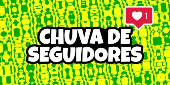 Imagem do grupo de WhatsApp Chuva de seguidores