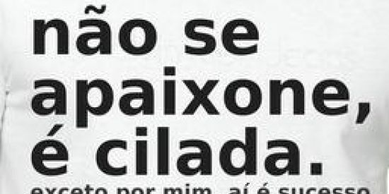 Imagem do grupo de WhatsApp Tente não se apaixonar