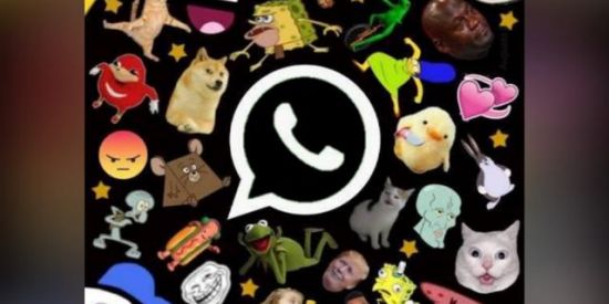 Imagem do grupo de WhatsApp Figurinhas ✔️