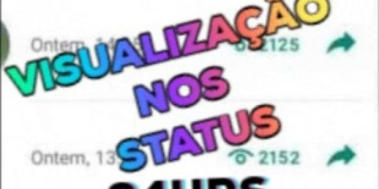 Imagem do grupo de WhatsApp Visualização nos status 🔥