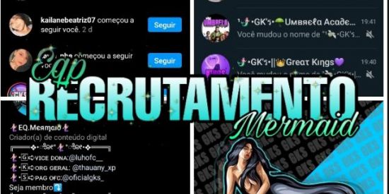 Imagem do grupo de WhatsApp 🧜🏻‍♀️ RECRUTAMENTO EQ MERMAID