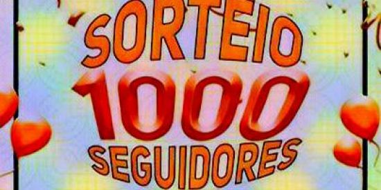 Imagem do grupo de WhatsApp SORTEIO 1000 SEGUIDORES