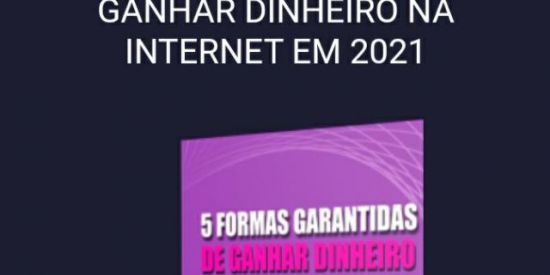 Imagem do grupo de WhatsApp Ebook GRÁTIS 5 formas