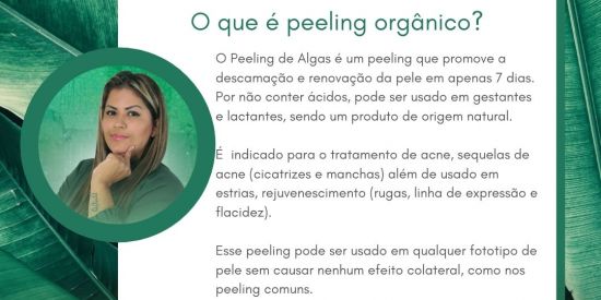 Imagem do grupo de WhatsApp Lançamento pelling orgânico zena