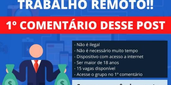 Imagem do grupo de WhatsApp OPORTUNIDADE TRABALHO! 🔥🤑