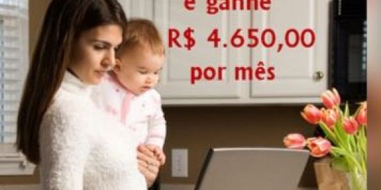 Imagem do grupo de WhatsApp Trabalhe em casa com  📲