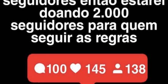 Imagem do grupo de WhatsApp Projeto Seguidores