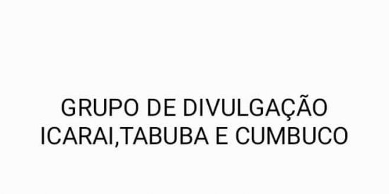 Imagem do grupo de WhatsApp GRUPO DE DIVULGAÇAO ICARAI,TABUBA,CUMBUCO