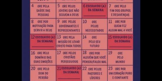 Imagem do grupo de WhatsApp Desafio da oraca