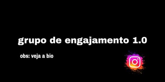 Imagem do grupo de WhatsApp Grupo de engajamento ✨