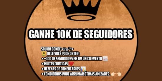 Imagem do grupo de WhatsApp ⃟⃟⚠️ᬽ• 10k de seguidores •ᬽ ⃟⚠️