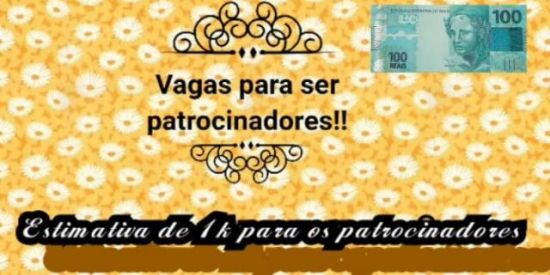 Imagem do grupo de WhatsApp Patrocinadores dos sorteios⚠️