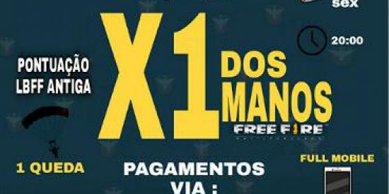 Imagem do grupo de WhatsApp X1 dos Manos