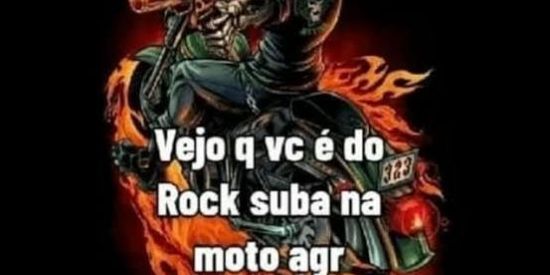 Imagem do grupo de WhatsApp 💀🎸Só os do rock 🎸💀