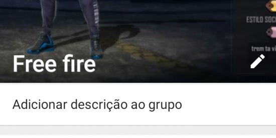 Imagem do grupo de WhatsApp Free fire