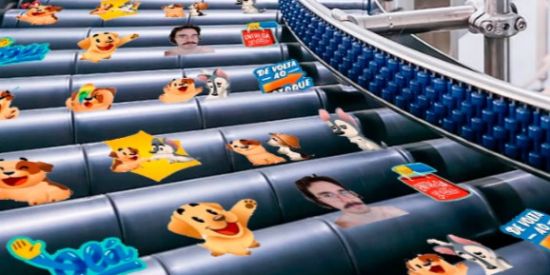 Imagem do grupo de WhatsApp Indústria de Figurinhas