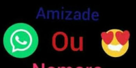Imagem do grupo de WhatsApp AMIZADE OU NAMORO🔥