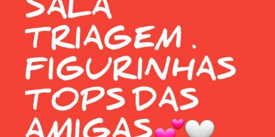 Imagem do grupo de WhatsApp Triagem figurinhas das amigas